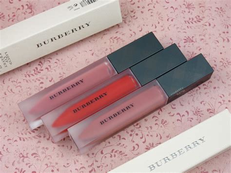 burberry liquid velvet swatches|Burberry lip velvet review.